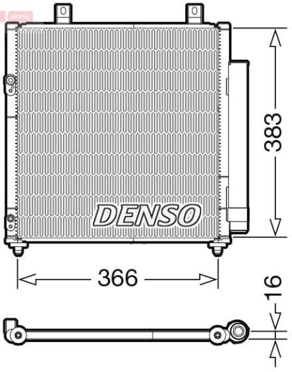 Kondensator DENSO DCN45007 Kondensator DENSO DCN45007