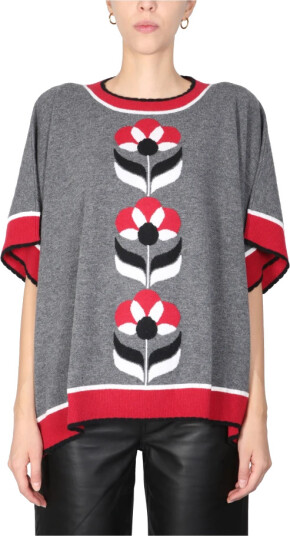 Boutique Moschino Dame Strikkevarer Grå M, Boutique Moschino Dame Strikkevarer Grå M,