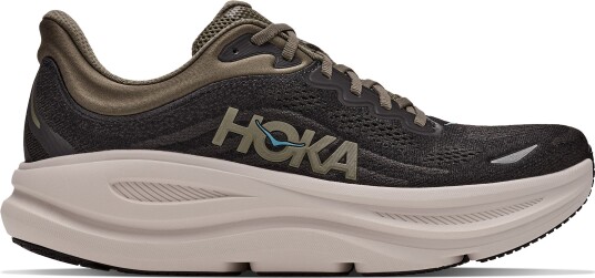 Hoka Men"s Bondi 9 Black/River Rock Grey, 45 ⅓