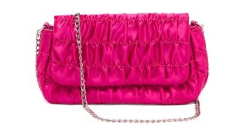 BUBBLEROOM Alice satin party bag Cerise One size BUBBLEROOM Alice satin party bag Cerise One size