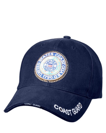 Rothco Deluxe Baseball Cap - US Coast Guard Blå
