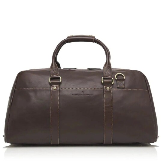 Castelijn & Beerens Verona Weekender skinnbag 39 liter Mørkebrun