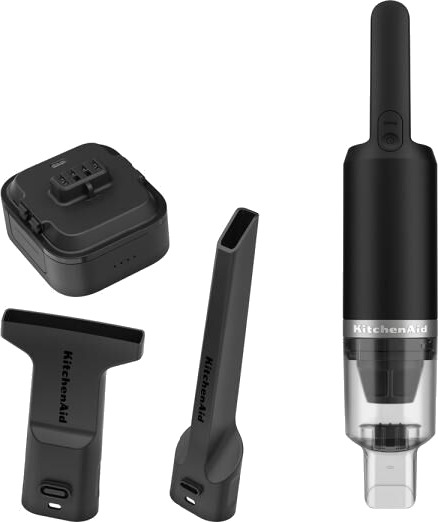 KitchenAid Go Cordless Håndholdt Støvsuger 12V Matt Svart 5KKVR121BM KitchenAid Go Cordless Håndholdt Støvsuger 12V Matt Svart 5KKVR121BM