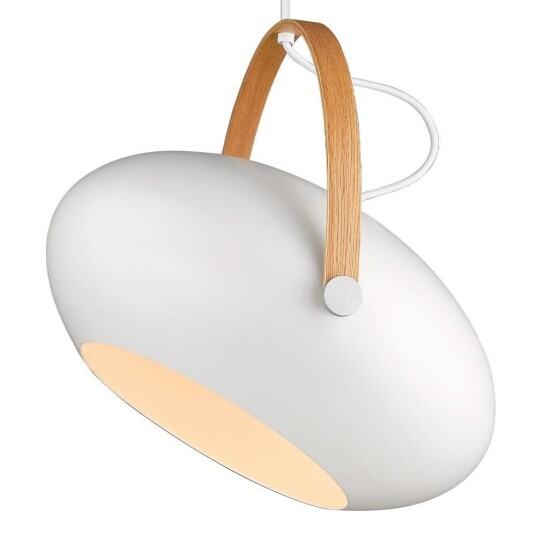 Halo Design DC Taklampe Ø40 Hvit/ Eik