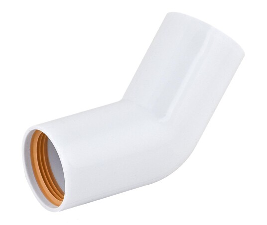 Faluplast 2316108 Bøy 45° med gummitetning 40 mm Innendørsavløp