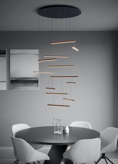 Lindoza taklampe Sort