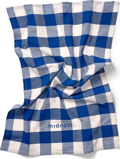 Midnatt Tea Towel Bell Blue 50X70
