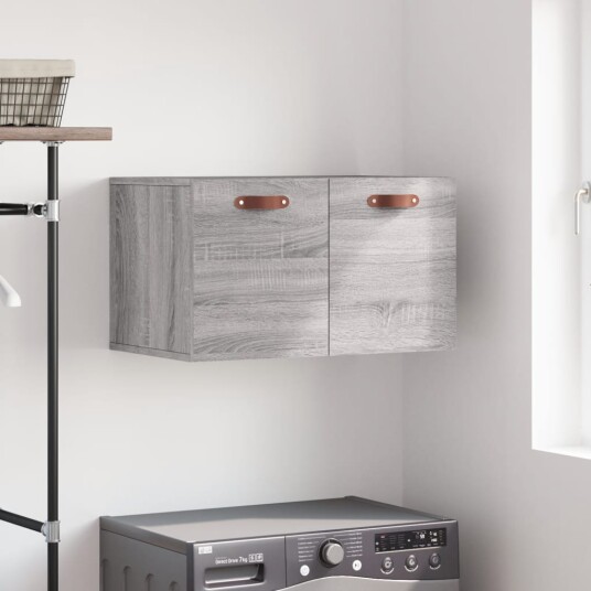 Veggskap grå sonoma 60x36,5x35 cm konstruert tre 8720845948436