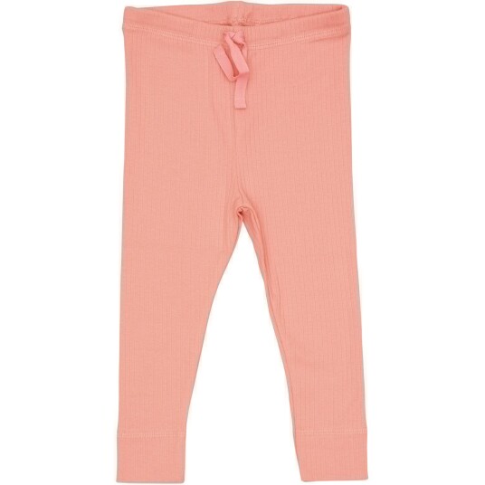 COPENHAGEN COLORS Coral Rib Jersey Leggings W. String 62 COPENHAGEN COLORS Coral Rib Jersey Leggings W. String 62