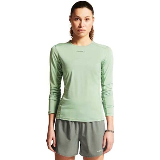 Craft Adv Essence Ls Tee 2 Dame Glacial S