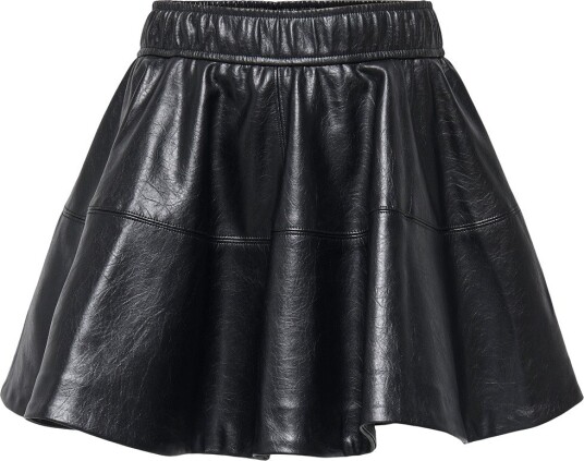 Kids Only Kogjacky Faux Leather Skater Skirt Pnt BLACK 164