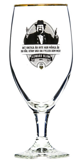 Edward Blom Collection ølglass No 5: Det viktiga är Edward Blom Collection ølglass No 5: Det viktiga är