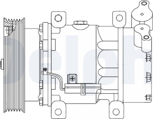 AC kompressor DELPHI CS20523 AC kompressor DELPHI CS20523