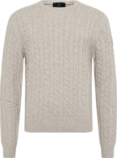 Belstaff Westport Crew Neck Oxblood - Beige - XXL