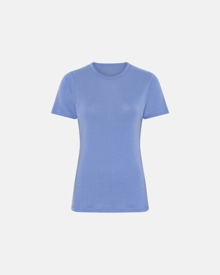 Dovre Women T skjorte 100% ull blå