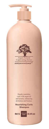 Arganmidas 1000ml Nourishing Curls Sjampo for Krøllete Hår Arganmidas 1000ml Nourishing Curls Sjampo for Krøllete Hår