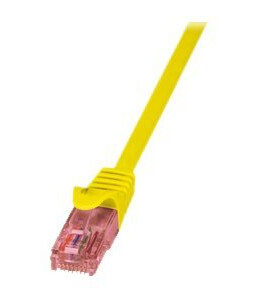 Logilink Primeline Koblingskabel Rj-45 Hann Til Rj-45 Hann 1.5 M Sftp Pimf Cat 6A Halogenfri Gul