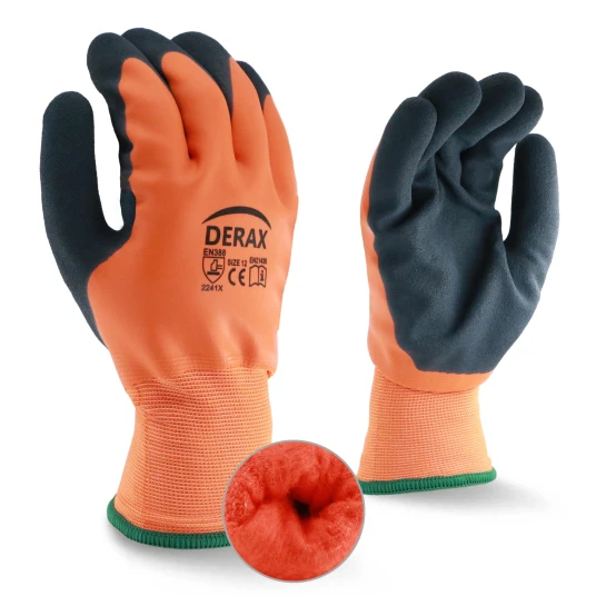 Derax vinterforet hanske i topp kvalitet Størrelse 9 Latex belagt pris pr par Derax vinterforet hanske i topp kvalitet Størrelse 9 Latex belagt pris pr par