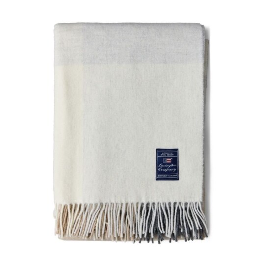 Lexington Checked Recycled Wool Pledd 130x170 cm Lexington Checked Recycled Wool Pledd 130x170 cm