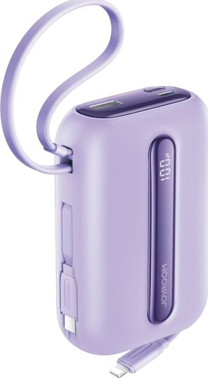 Joyroom JR-L012 Ultra 45W Powerbank 20000mAh med doble kabler Lilla