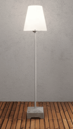 Trend Collection Lucca Lounge høy – utendørslampe med E27-sokkel, grå 130 cm