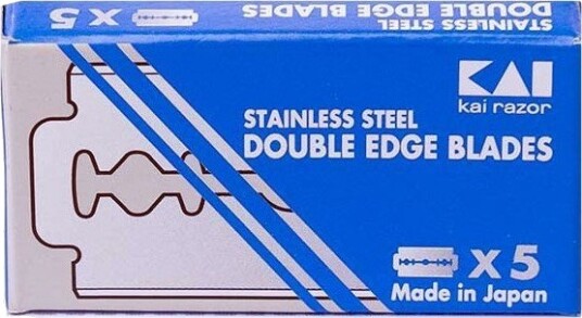 Kai Stainless Steel Double Edge Razor Blades 5-Pack 5 stk