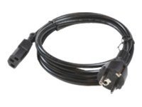MicroConnect PowerCord - Strømkabel - IEC 60320 C13 til CEE 7/7 (hann) - 50 cm - svart