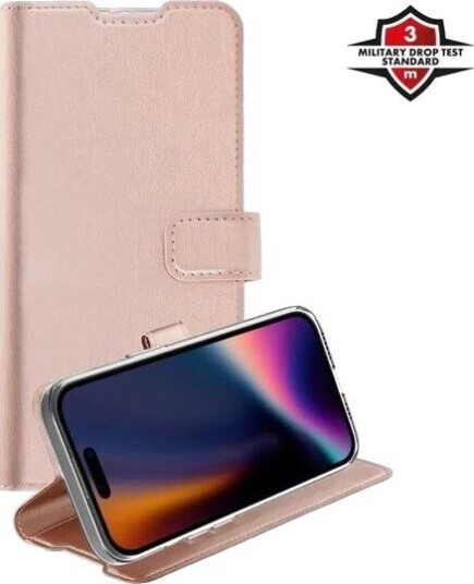 X2O Classic Wallet Apple iPhone 15/14/13 - Rose Gold