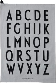 Design Letters Classic Kjøkkenhåndkle 2 pack Grå Design Letters Classic Kjøkkenhåndkle 2 pack Grå