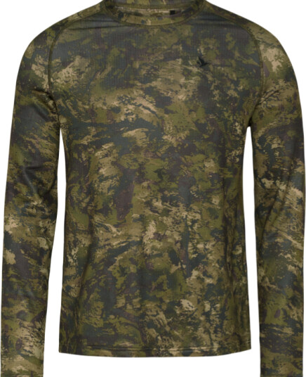 Seeland Men's Active Camo Longsleeve T-Shirt Invis Green L