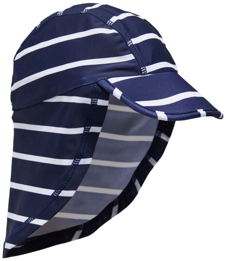 Nordbjørn Fårö UV-Hatt Navy Stripe 50