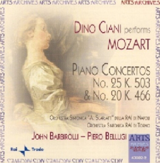 Piano Concertos Nos. 20 And 25 (Ciani, Barbirolli, Rai So) CD