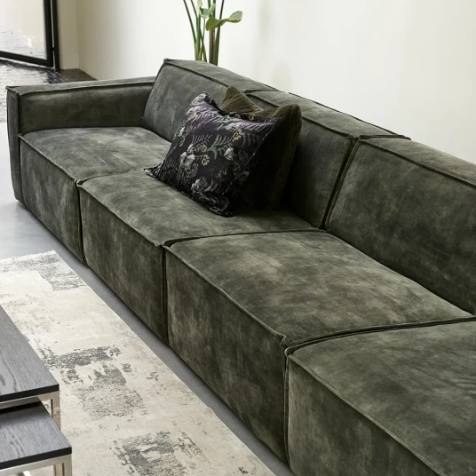 Riviera Maison The Jagger Midtmodul 125 cm velvet I ivy