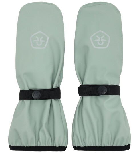 Color Kids Mittens Pu Green 6 8Y