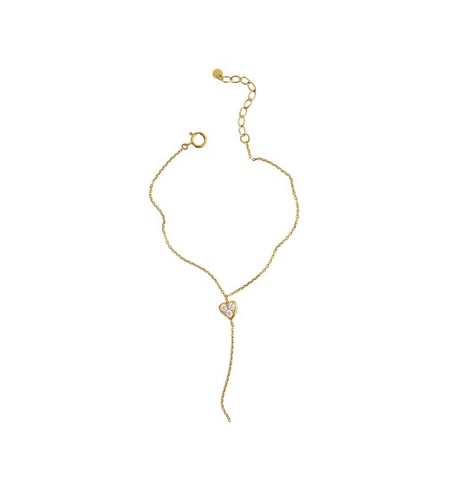 Stine A Jewelry J"adore Bracelet Gullfarge Hvit 45 mm Stine A Jewelry J"adore Bracelet Gullfarge Hvit 45 mm