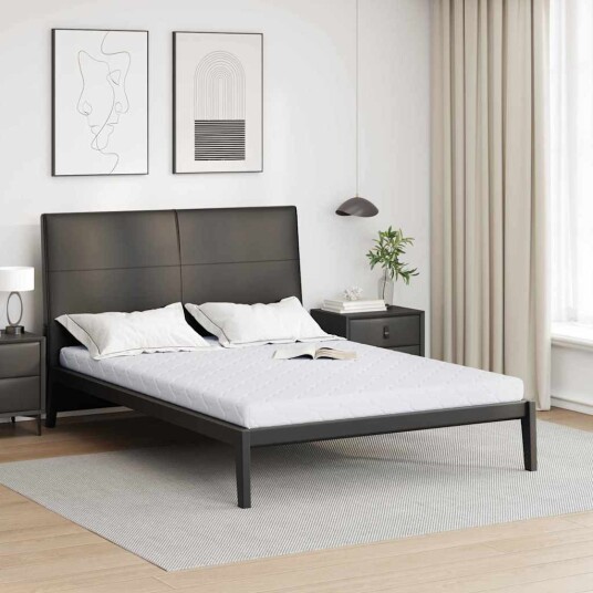 vidaXL Madrass Medium fast 140 x 190 cm Hvit vidaXL Madrass Medium fast 140 x 190 cm Hvit