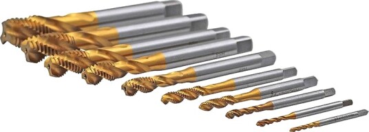 Spiraltrykk M2x0,40 HSS-TiN 35Â° DIN 371