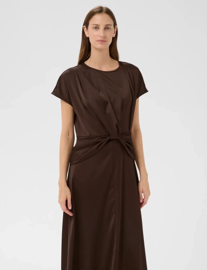 InWear Lakeiw Fest Midi Dress Brown 32 InWear Lakeiw Fest Midi Dress Brown 32