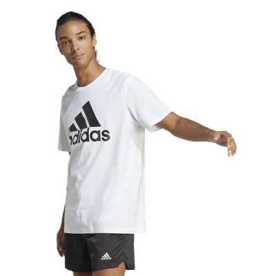 Adidas Essential Single Jersey Big Logo T-Shirt t-skjorte herre Hvit S