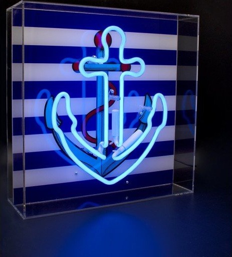 Locomocean Anker neonskilt