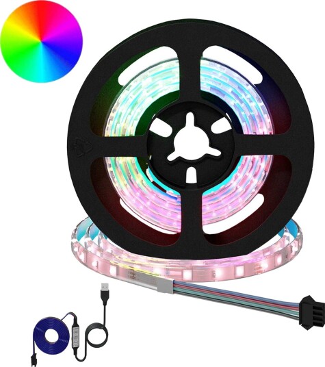 vidaXL LED Stripe 12 stk. Svart og gjennomsiktig Kobber og plast