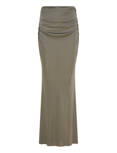Ahlvar Gallery Myra Jersey Skirt Khaki green XS