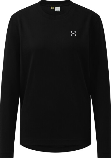 Haglöfs Women"s Haglöfs Long Sleev Tee True Black 1 L