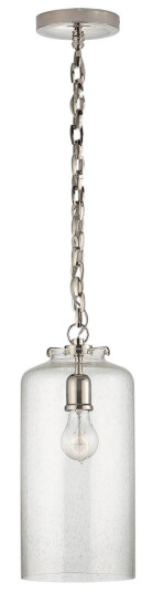 Katie Cylinder takpendel nickel/glas Katie Cylinder takpendel nickel/glas