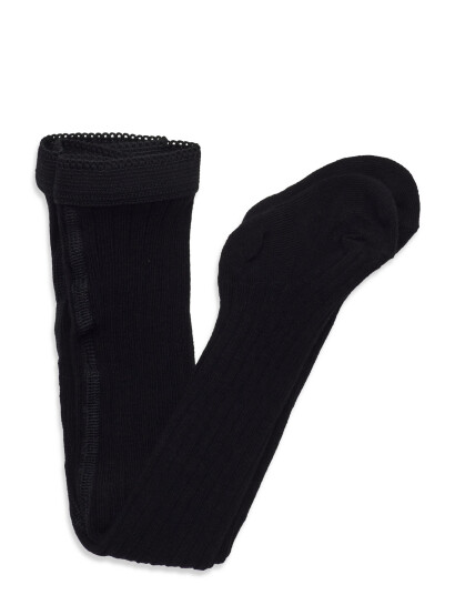 MP 130 Cotton Rib Tights 08 Black 5 6 år/120