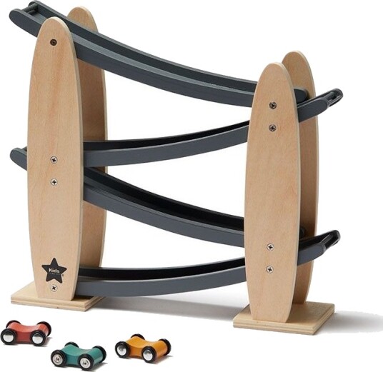 Kid"s Concept Car Track Natural/Grey Aiden - Grey - ONE SIZE