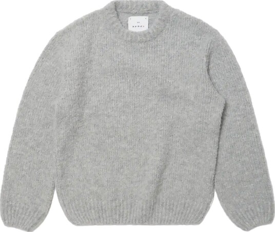 Edwin Dun Textured Sweater Grey GREY L