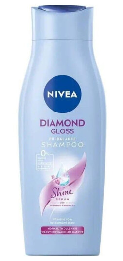 NIVEA_Diamond Gloss mild sjampo for ch hår 400ml NIVEA_Diamond Gloss mild sjampo for ch hår 400ml