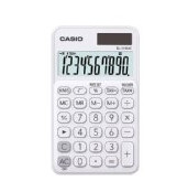 Casio SL-310UC - Lommekalkulator - 10 sifre - solpanel, batteri - hvit