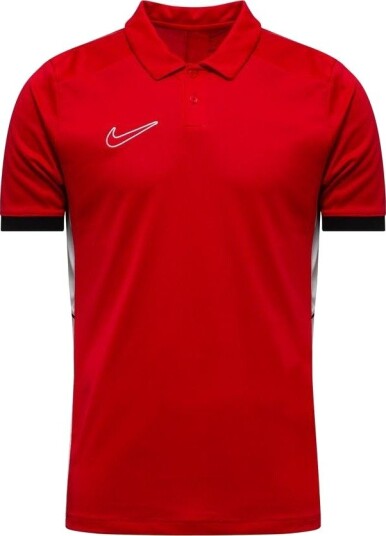 Nike Polo Dri FIT Academy 25   Rød/Svart/Hvit Barn størrelse XL: 158 170 cm